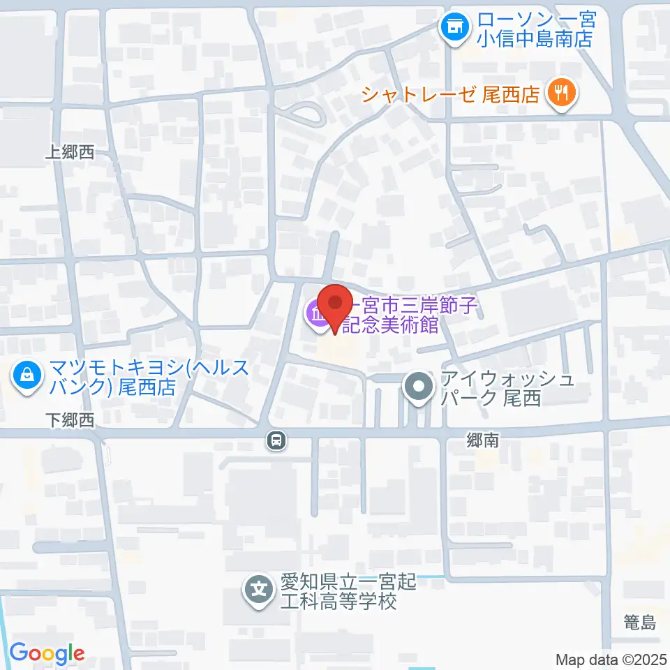 一宮市三岸節子記念美術館周辺のホテル一覧地図