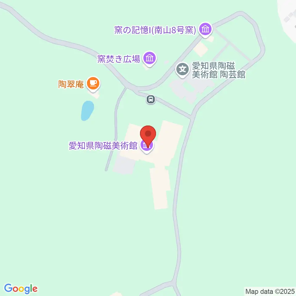 愛知県陶磁美術館周辺のホテル一覧地図