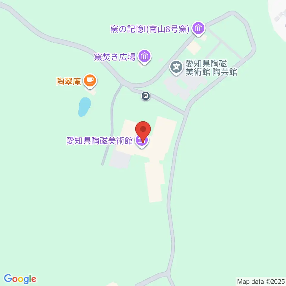 愛知県陶磁美術館周辺のホテル一覧地図