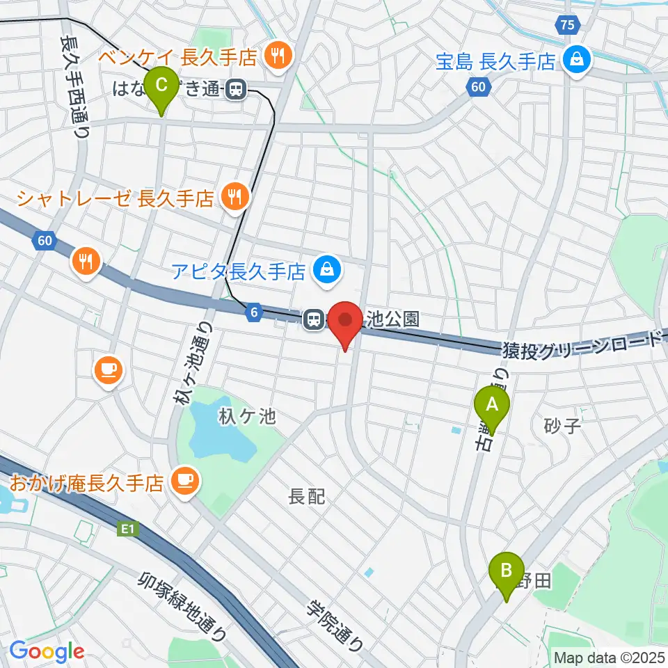 名都美術館周辺のホテル一覧地図