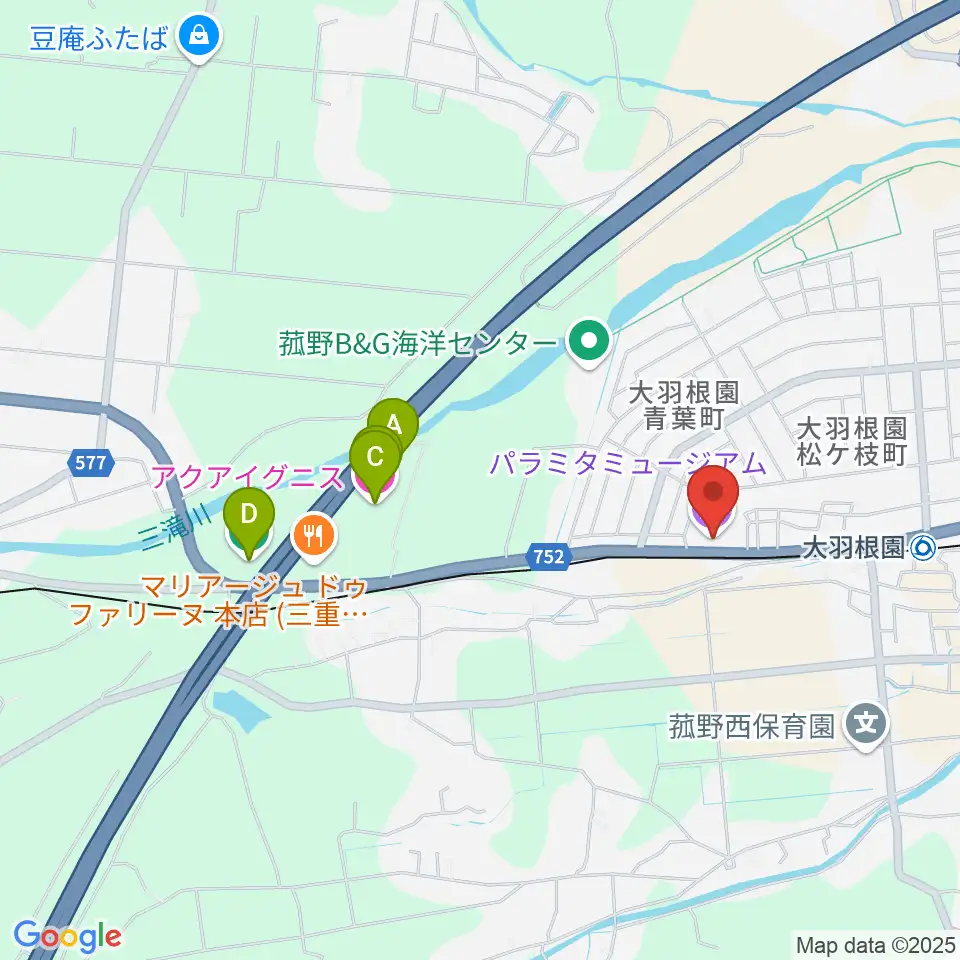 パラミタミュージアム周辺のホテル一覧地図