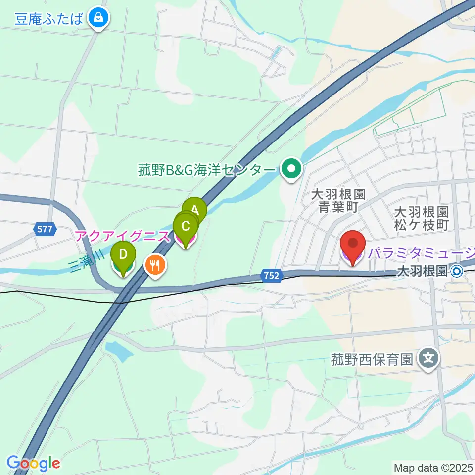 パラミタミュージアム周辺のホテル一覧地図