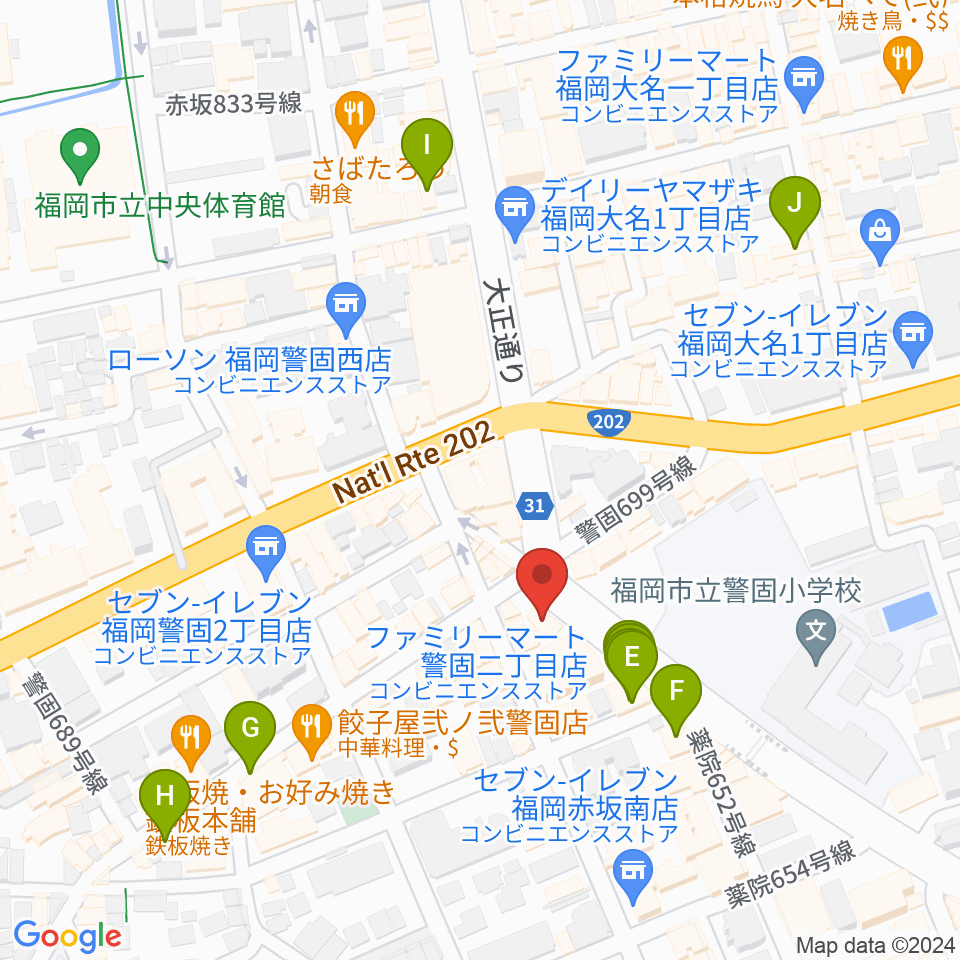 ピアノサロンKEGO周辺のホテル一覧地図