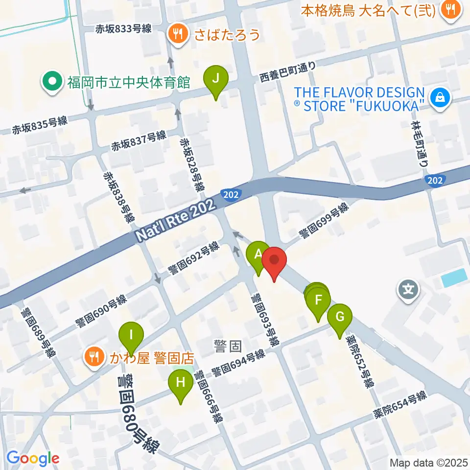 ピアノサロンKEGO周辺のホテル一覧地図