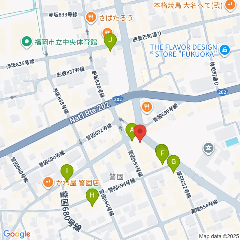 ピアノサロンKEGO周辺のホテル一覧地図