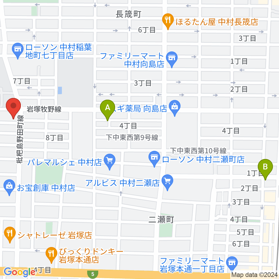 大一美術館周辺のホテル一覧地図