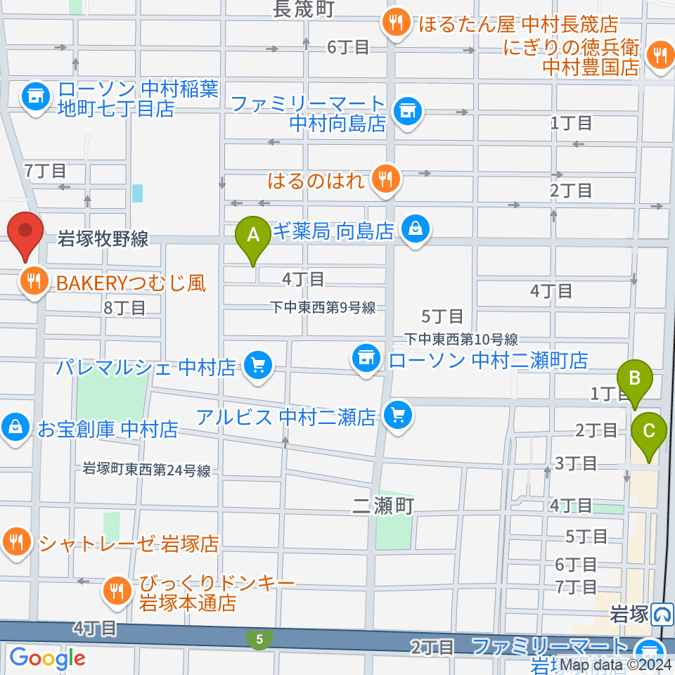 大一美術館周辺のホテル一覧地図