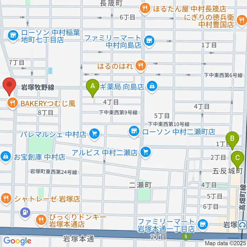 大一美術館周辺のホテル一覧地図