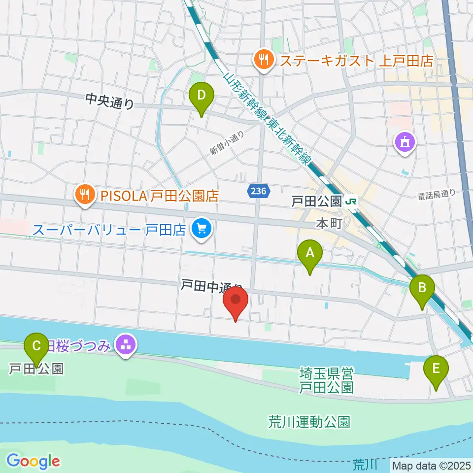 スタジオパークサイド周辺のホテル一覧地図
