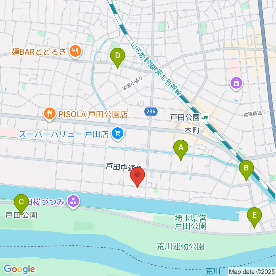 スタジオパークサイド周辺のホテル一覧地図