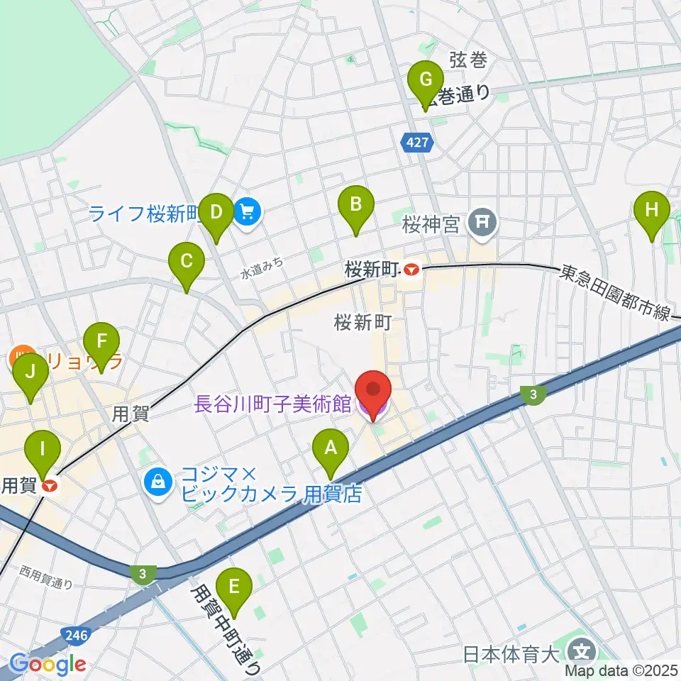 長谷川町子美術館・記念館周辺のホテル一覧地図
