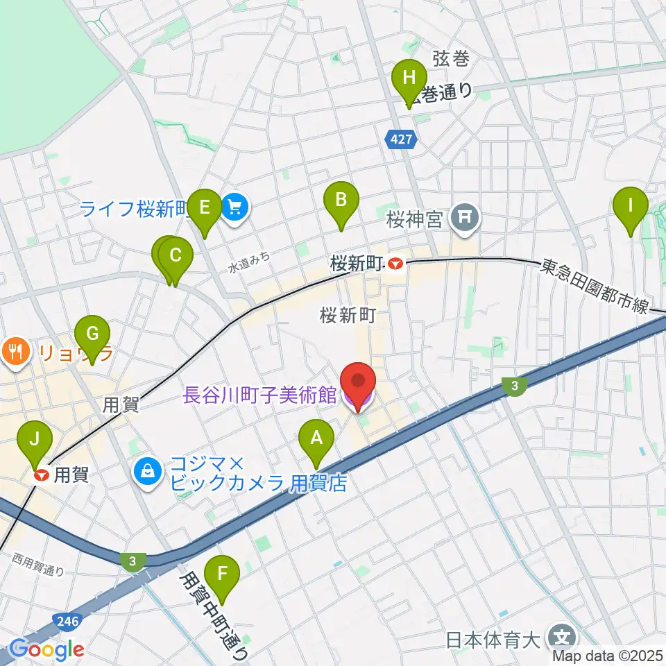 長谷川町子美術館・記念館周辺のホテル一覧地図