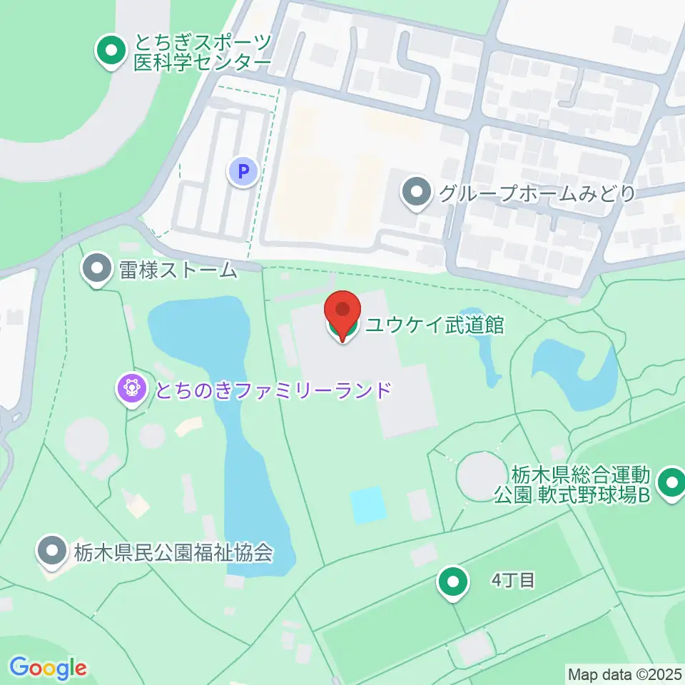 ユウケイ武道館周辺のホテル一覧地図