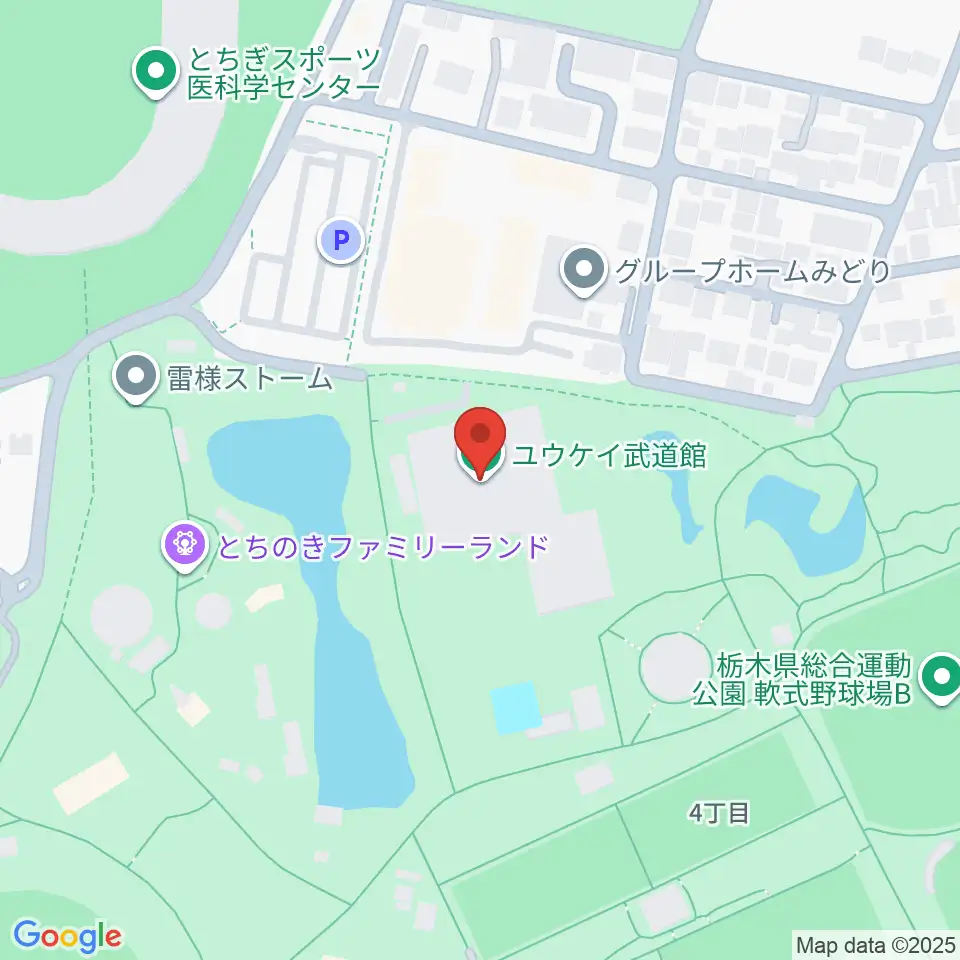 ユウケイ武道館周辺のホテル一覧地図