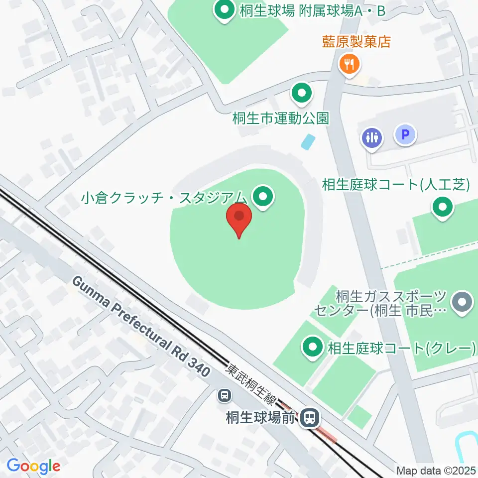小倉クラッチ・スタジアム周辺のホテル一覧地図