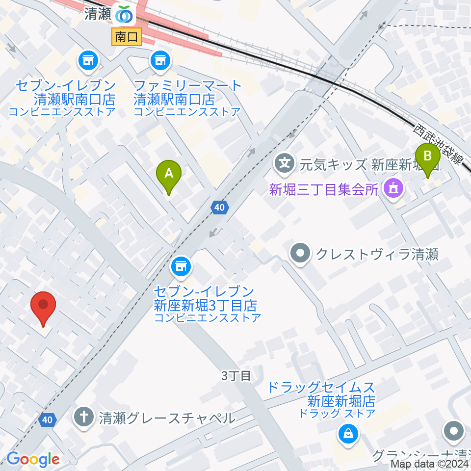 Studio Win周辺のホテル一覧地図