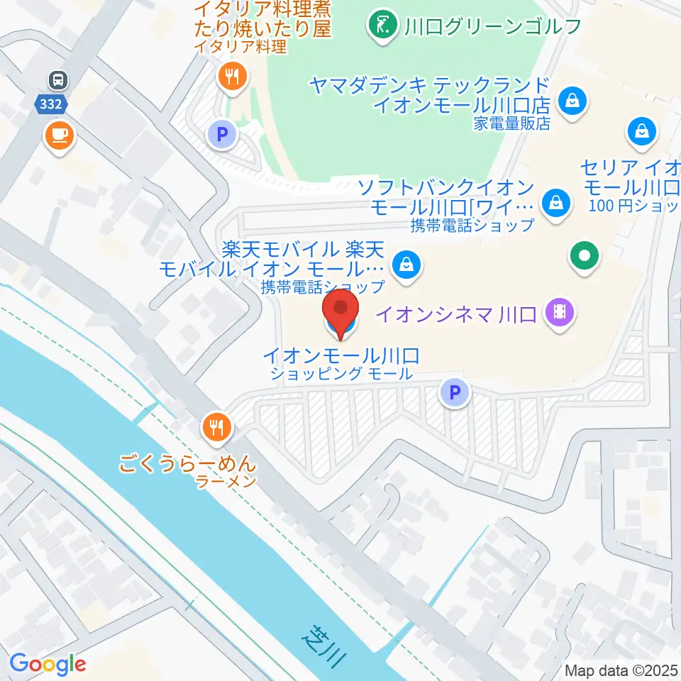 イオンシネマ川口周辺のホテル一覧地図