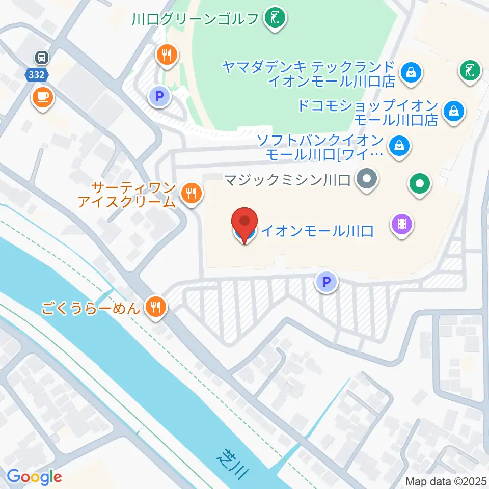 イオンシネマ川口周辺のホテル一覧地図
