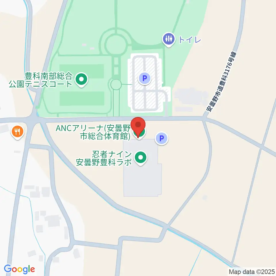 ANCアリーナ周辺のホテル一覧地図