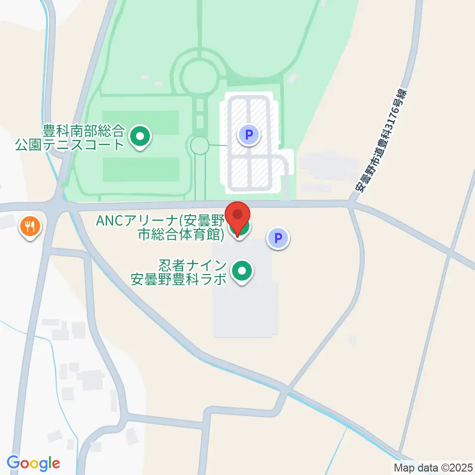 ANCアリーナ周辺のホテル一覧地図
