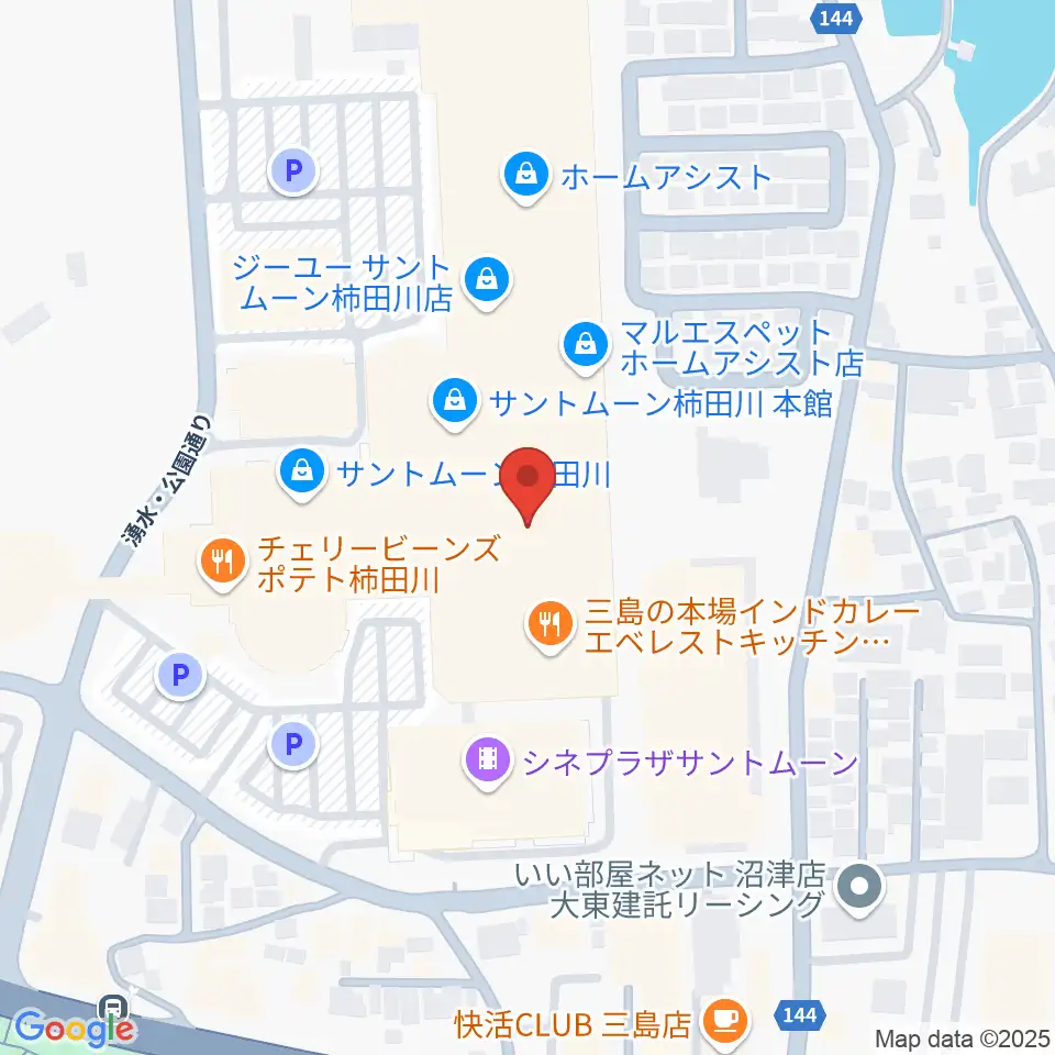 シネプラザサントムーン周辺のホテル一覧地図