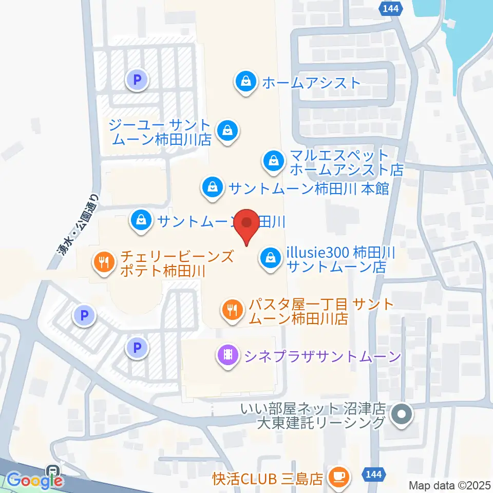 シネプラザサントムーン周辺のホテル一覧地図