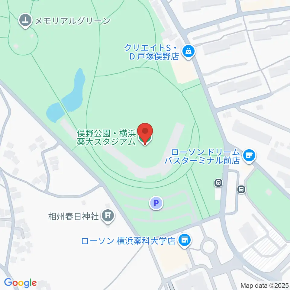 俣野公園・横浜薬大スタジアム周辺のホテル一覧地図