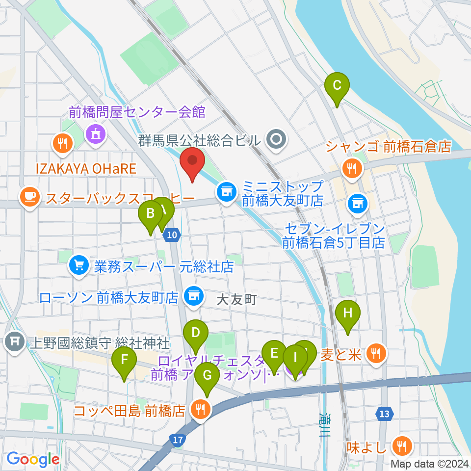 しんしん大渡温水プール・トレーニングセンター周辺のホテル一覧地図