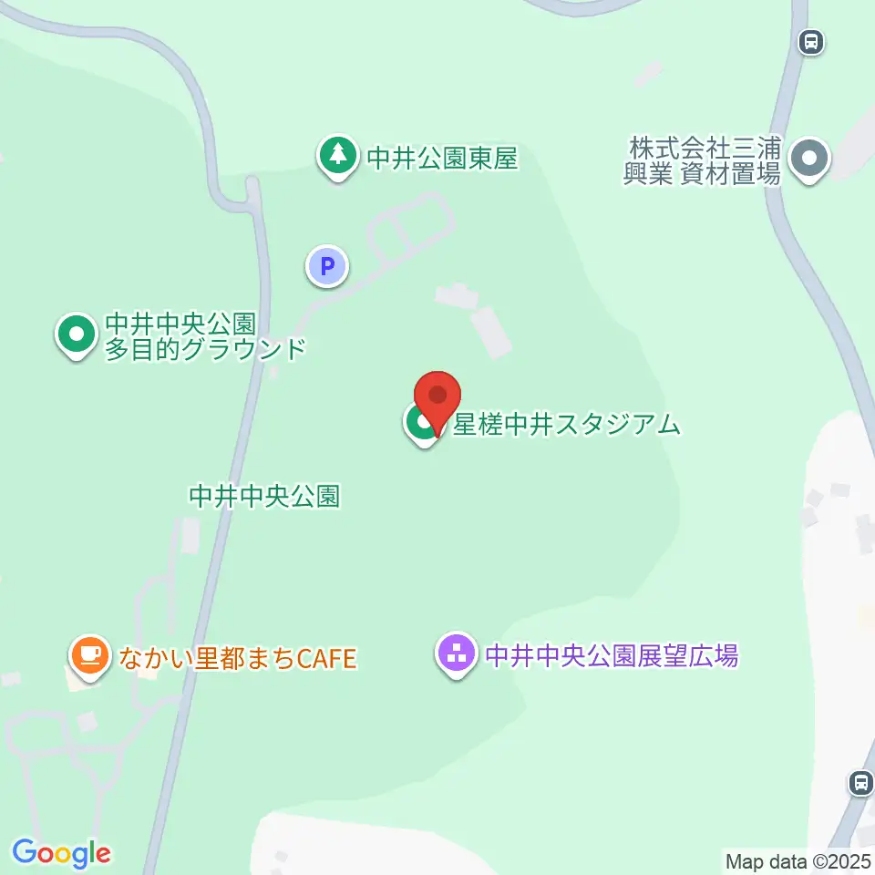 星槎中井スタジアム周辺のホテル一覧地図
