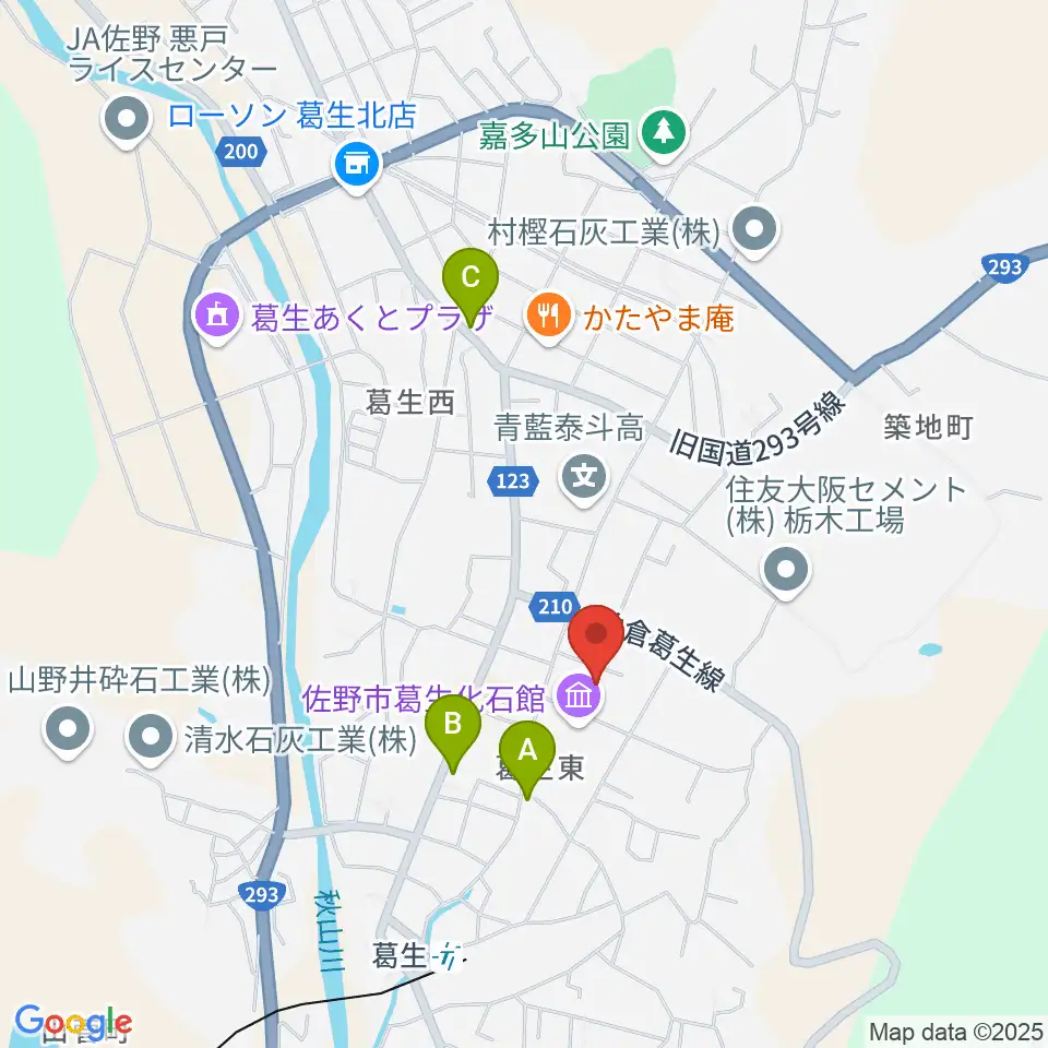 佐野市吉澤記念美術館周辺のホテル一覧地図