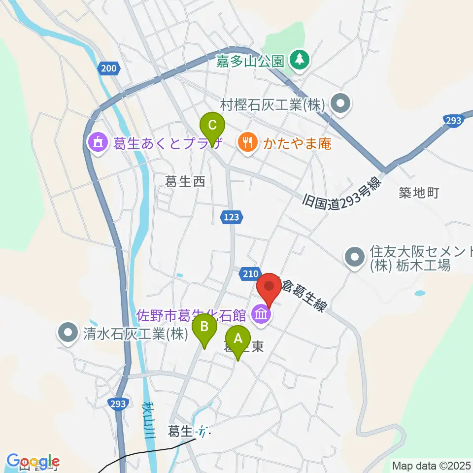 佐野市吉澤記念美術館周辺のホテル一覧地図