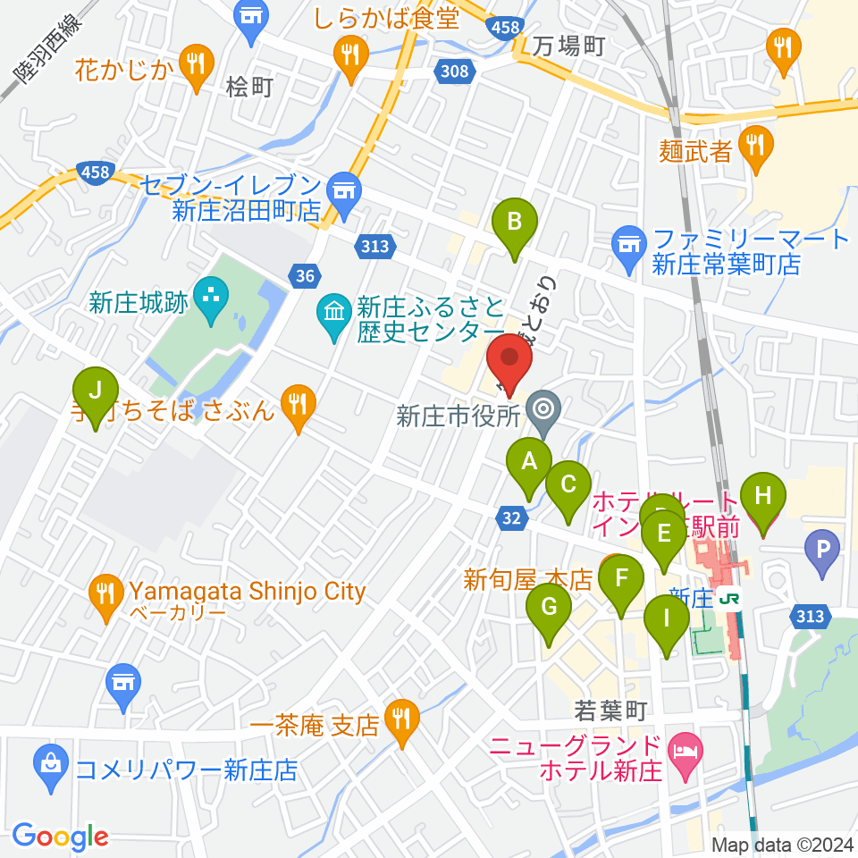 あすラジ周辺のホテル一覧地図