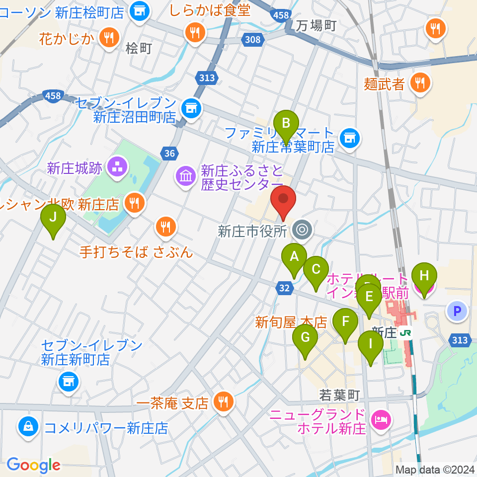 あすラジ周辺のホテル一覧地図