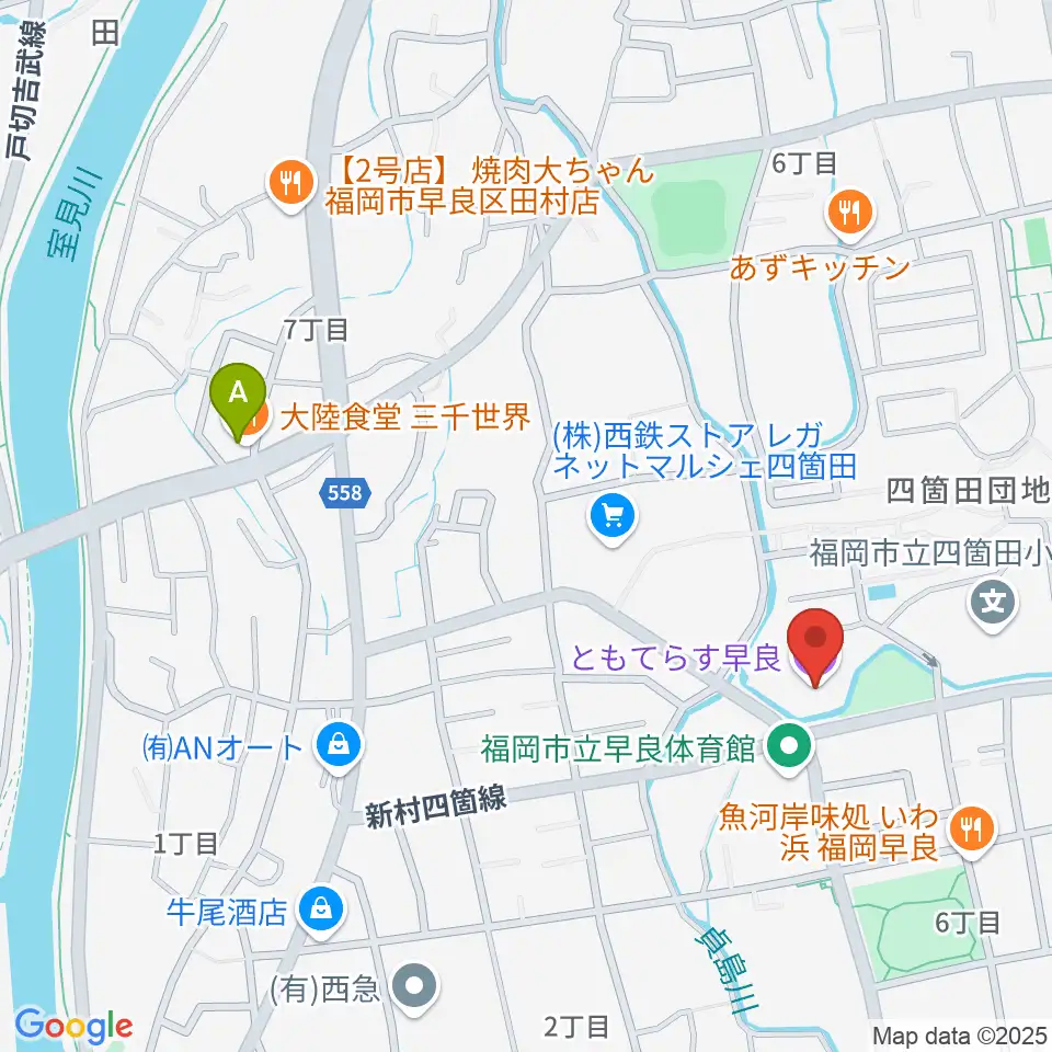 ともてらす早良周辺のホテル一覧地図