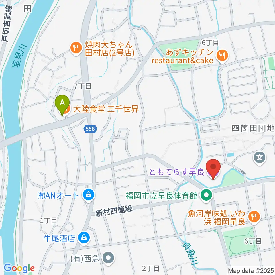 ともてらす早良周辺のホテル一覧地図