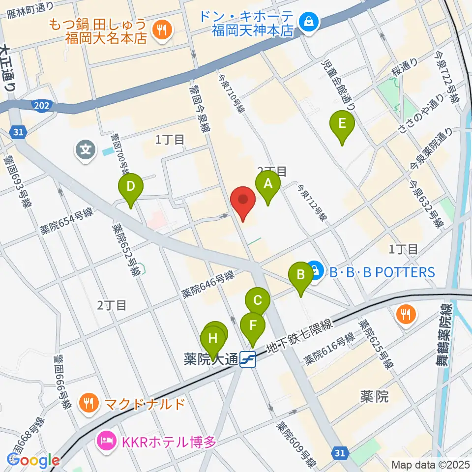 STUDIO GRILL周辺のホテル一覧地図