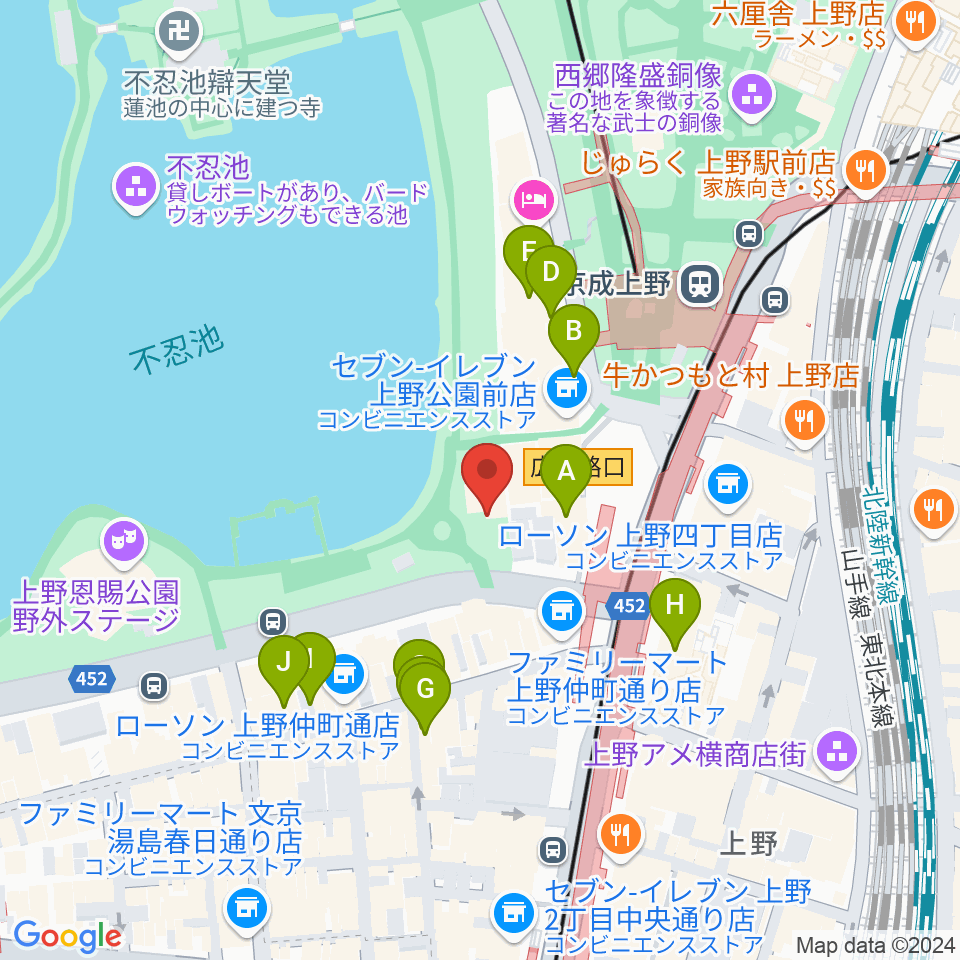 下町風俗資料館周辺のホテル一覧地図