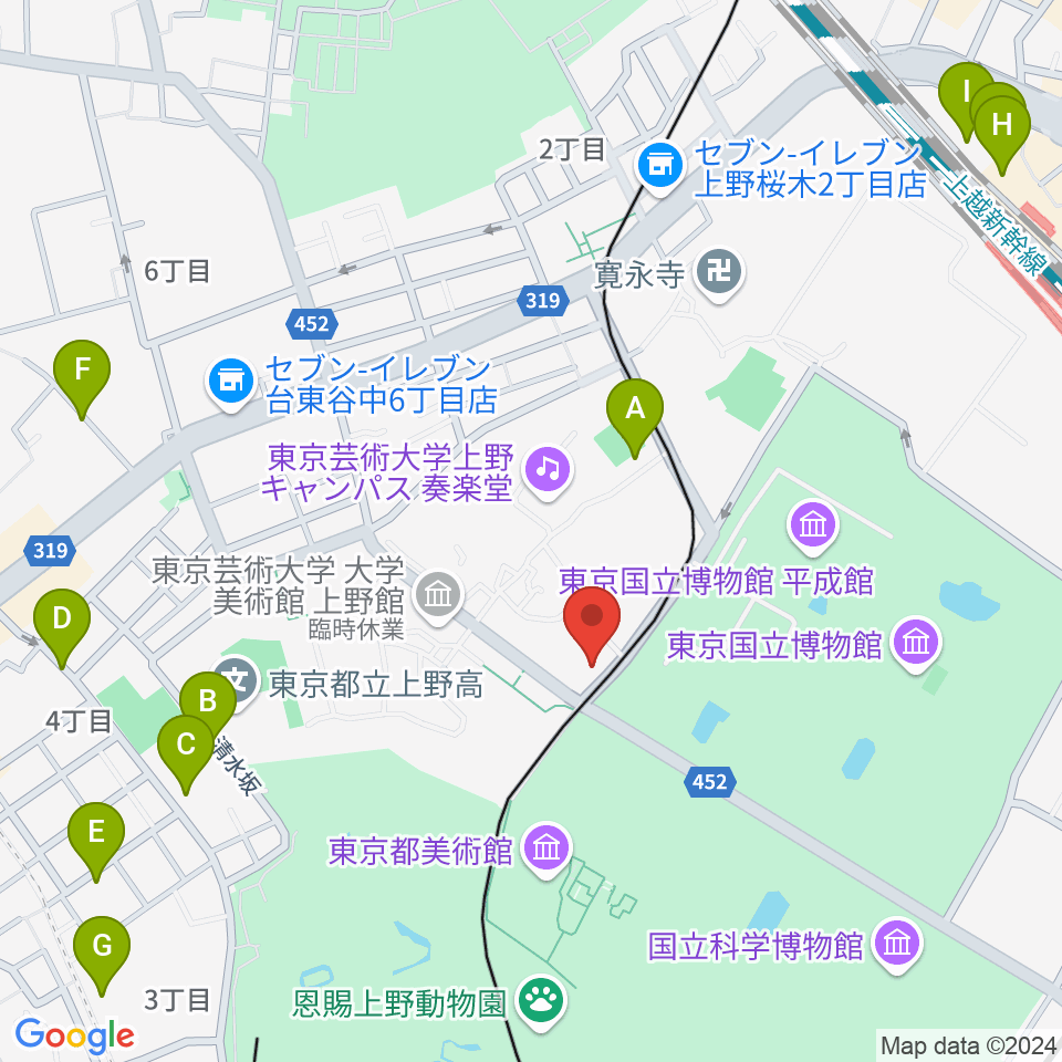 黒田記念館周辺のホテル一覧地図