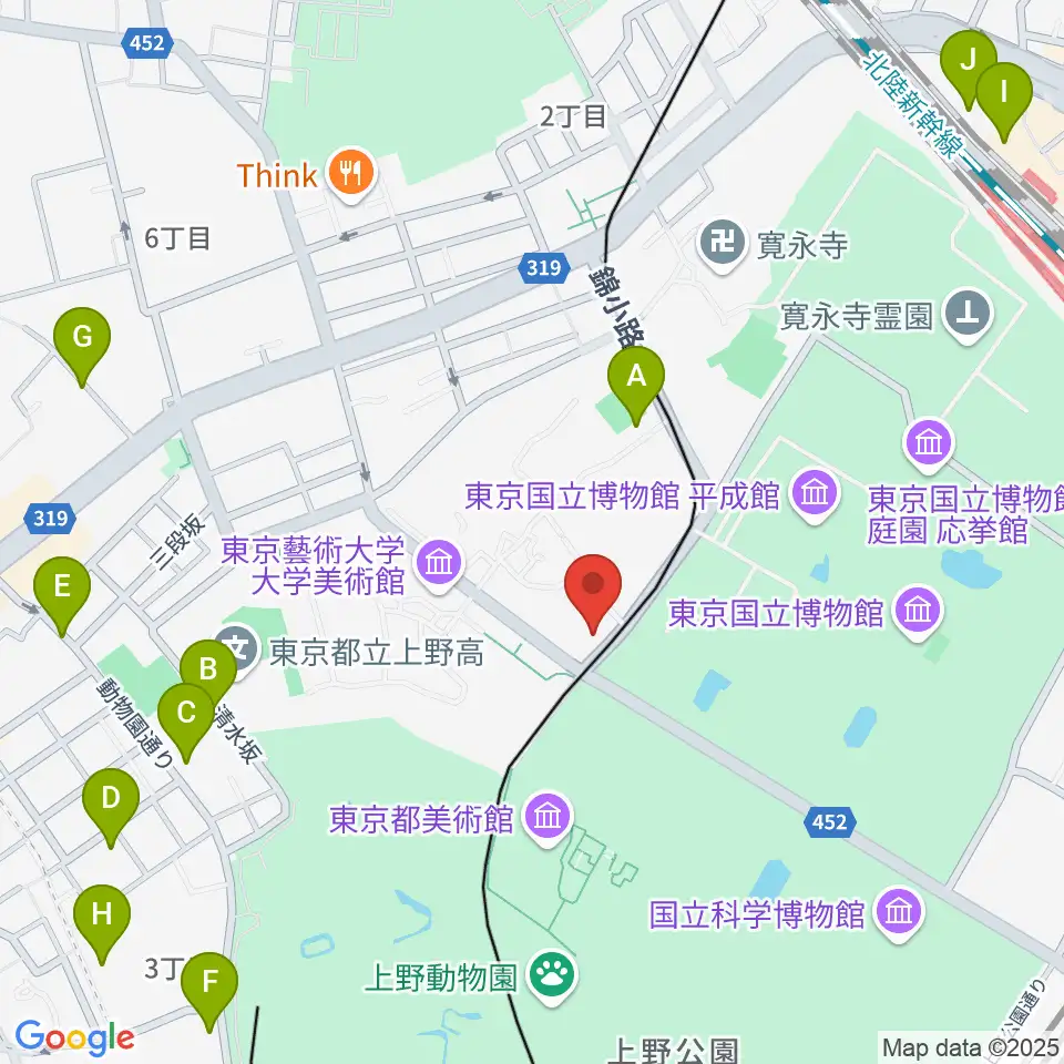 黒田記念館周辺のホテル一覧地図