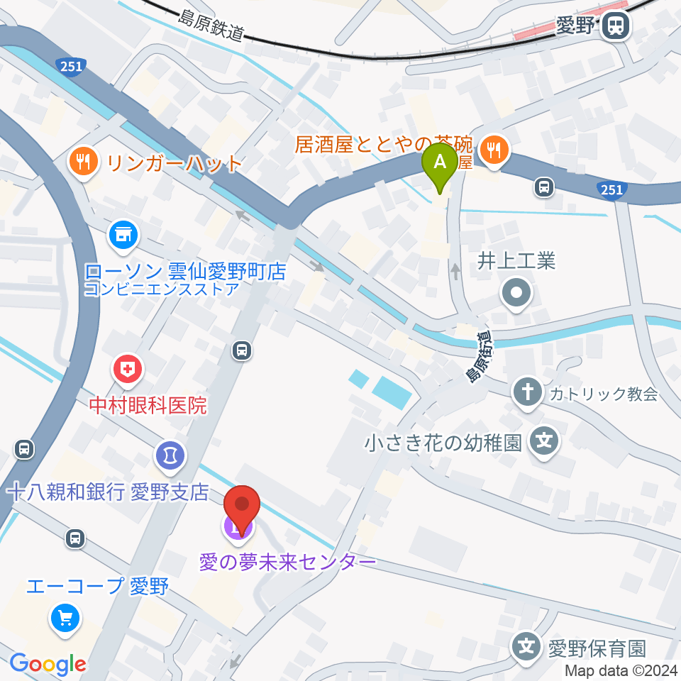 愛の夢未来センター周辺のホテル一覧地図