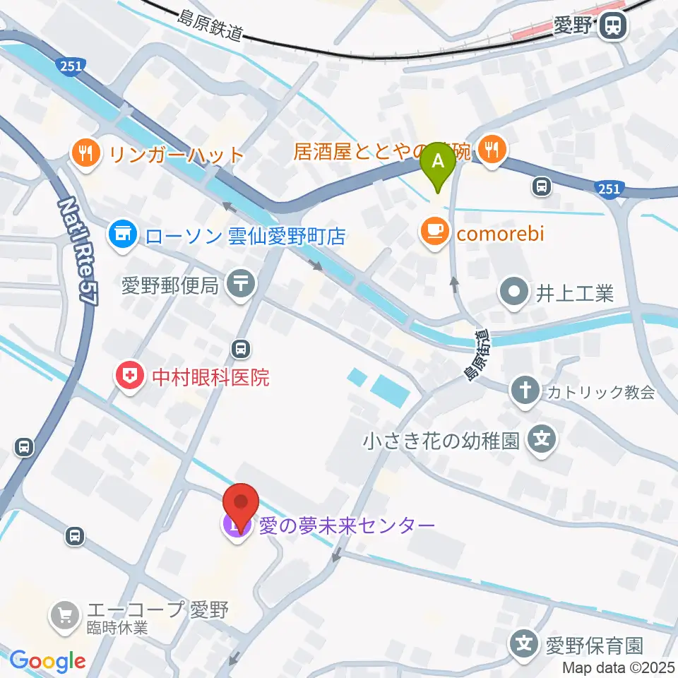 愛の夢未来センター周辺のホテル一覧地図