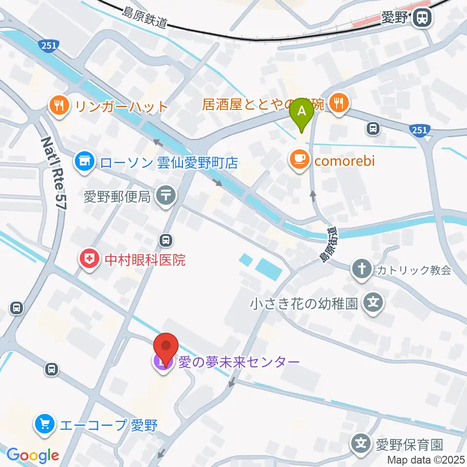 愛の夢未来センター周辺のホテル一覧地図
