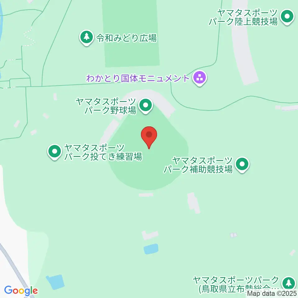 ヤマタスポーツパーク野球場周辺のホテル一覧地図