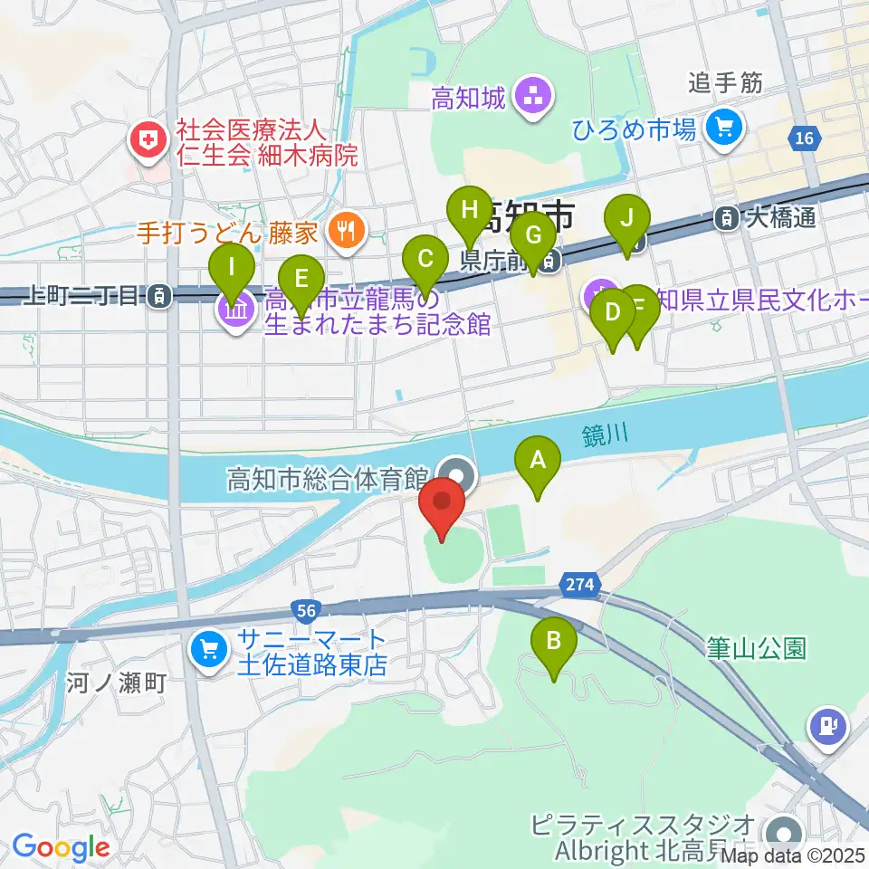 日本トーター野球場周辺のホテル一覧地図