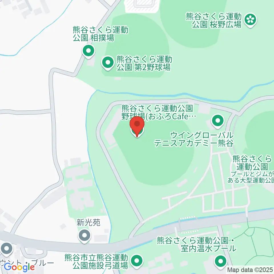 おふろcafe'ハレニワスタジアム熊谷周辺のホテル一覧地図
