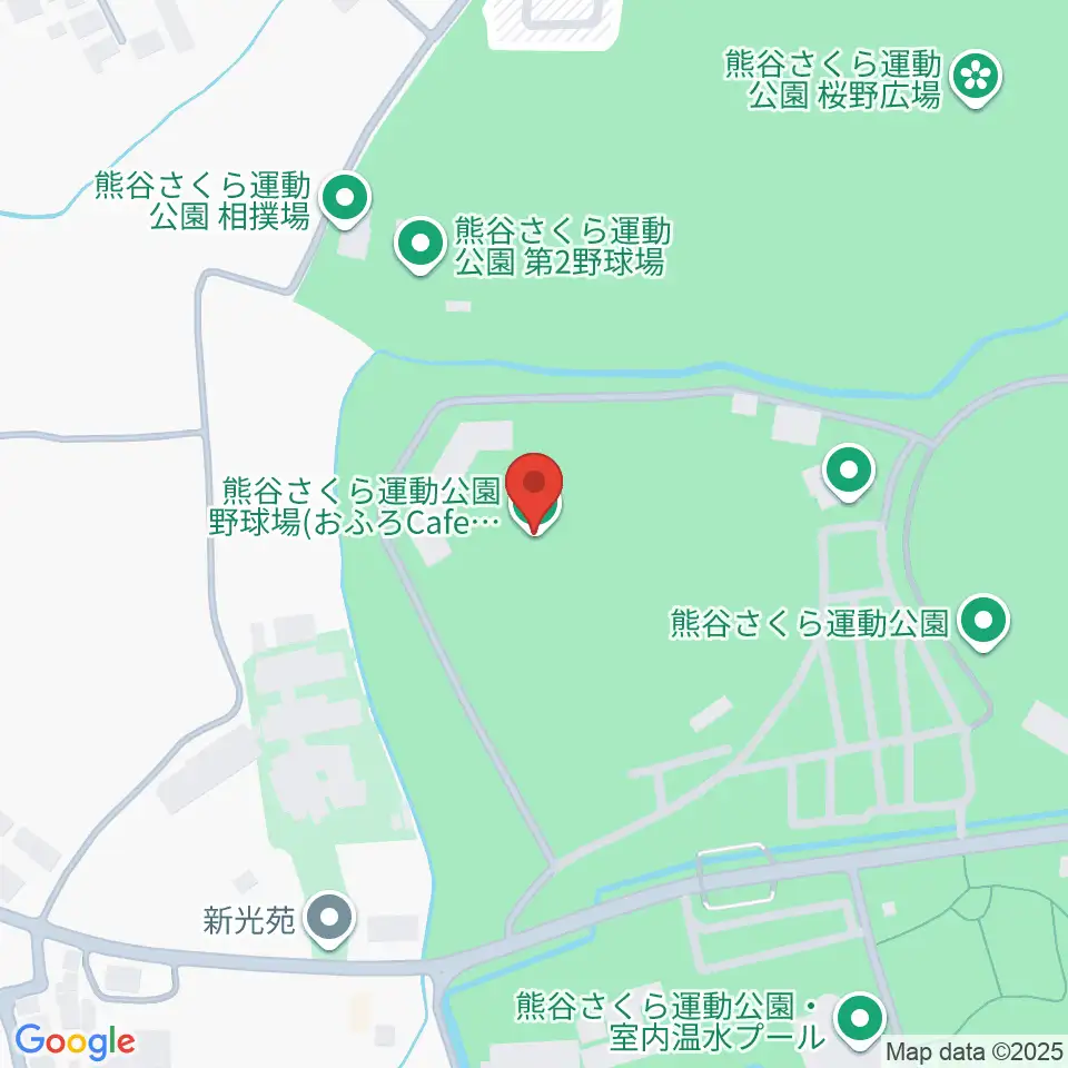 おふろcafe'ハレニワスタジアム熊谷周辺のホテル一覧地図