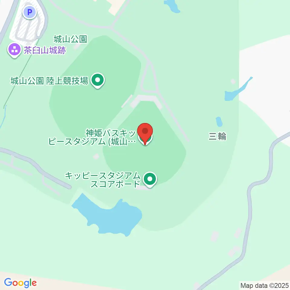 神姫バスキッピースタジアム周辺のホテル一覧地図