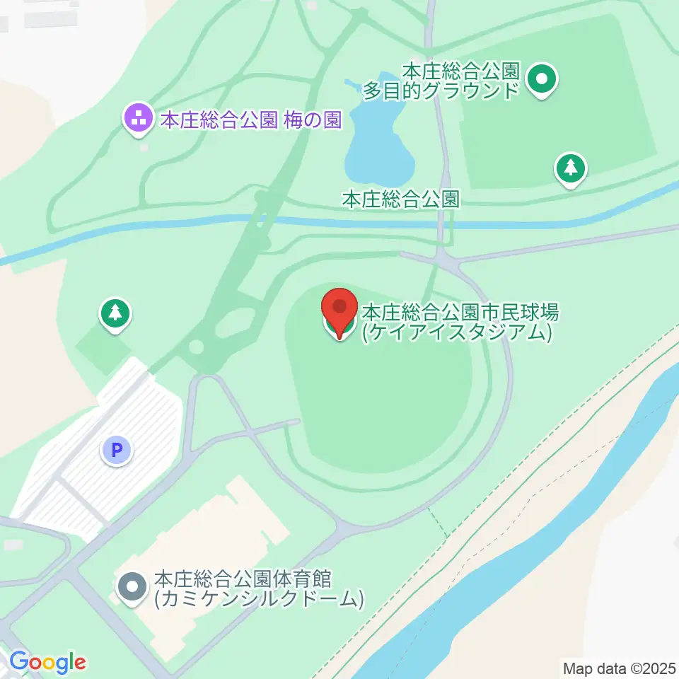 ケイアイスタジアム周辺のホテル一覧地図