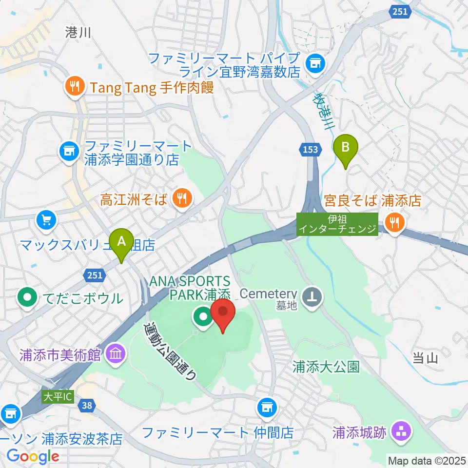 ANA BALL PARK浦添周辺のホテル一覧地図