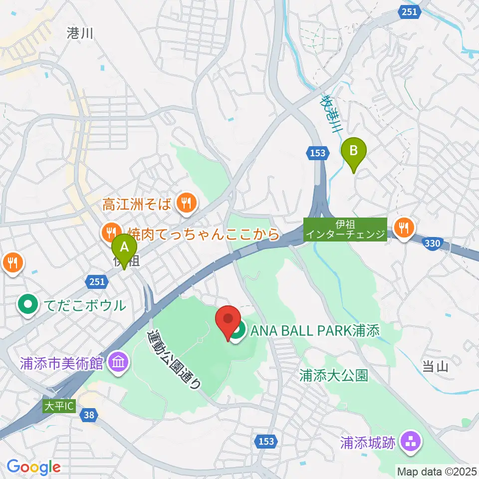 ANA BALL PARK浦添周辺のホテル一覧地図